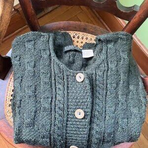 Gorgeous Women's Irish Wool Cardigan~Size Medium